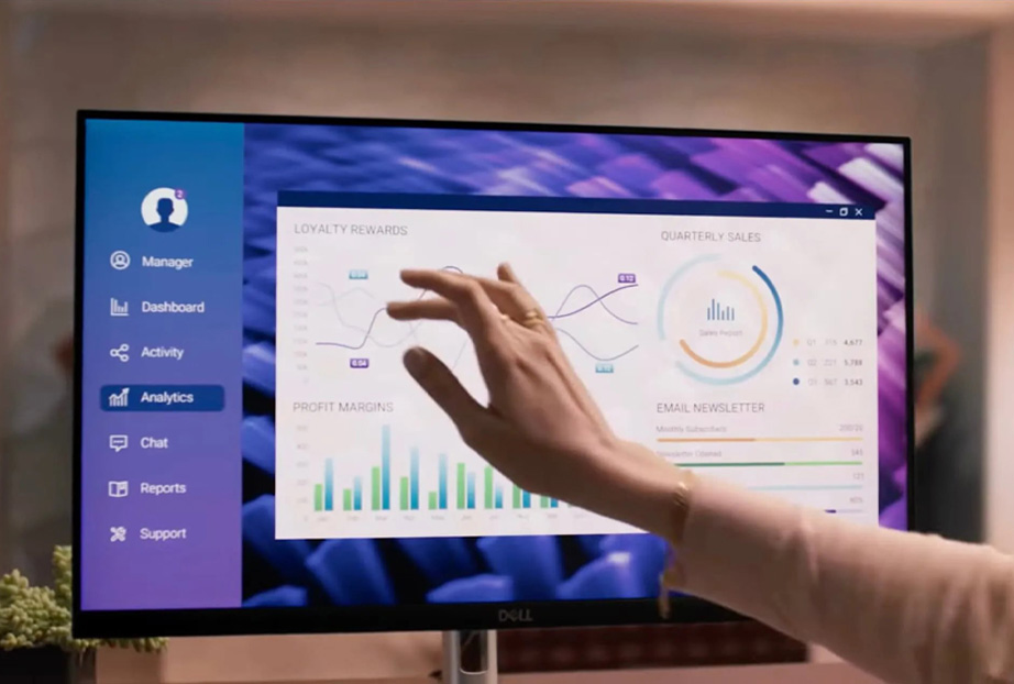 Touch screen monitor
