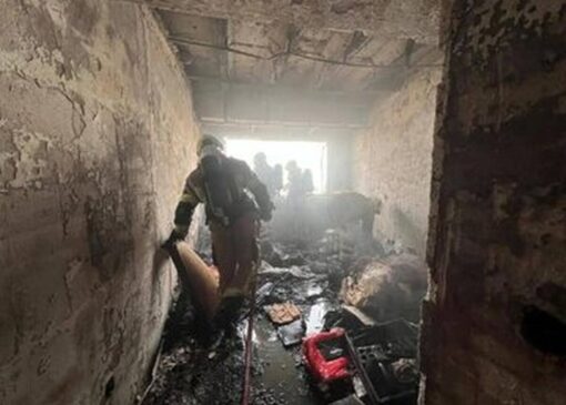 آتش‌سوزی هولناک یک مجتمع مسکونی ۲۰ طبقه در تهران
