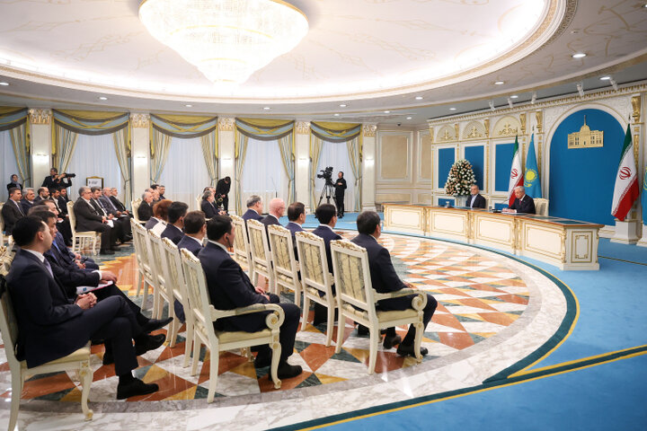 دیدار از قزاقستان گامی تعیینکننده درمسیر تقویت همکاریهای دوجانبه است دیدار از قزاقستان گامی تعیینکننده درمسیر تقویت همکاریهای دوجانبه است