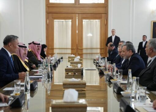 دیدار قائم‌مقام وزیر خارجه عربستان و معاون وزیر خارجه چین با عراقچی