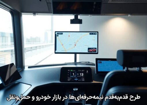 طرح قدم‌به‌قدم نیمه‌حرفه‌ای‌ها در بازار خودرو و حمل‌ونقل