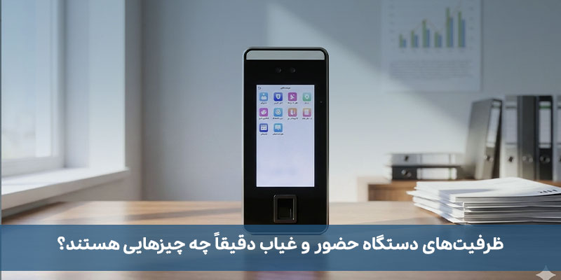 ظرفیت دستگاه حضور و غیاب برای کاربران و ثبت تردد چقدر است؟ ظرفیتهای دستگاه حضور و غیاب دقیقاً چه چیزهایی هستند؟