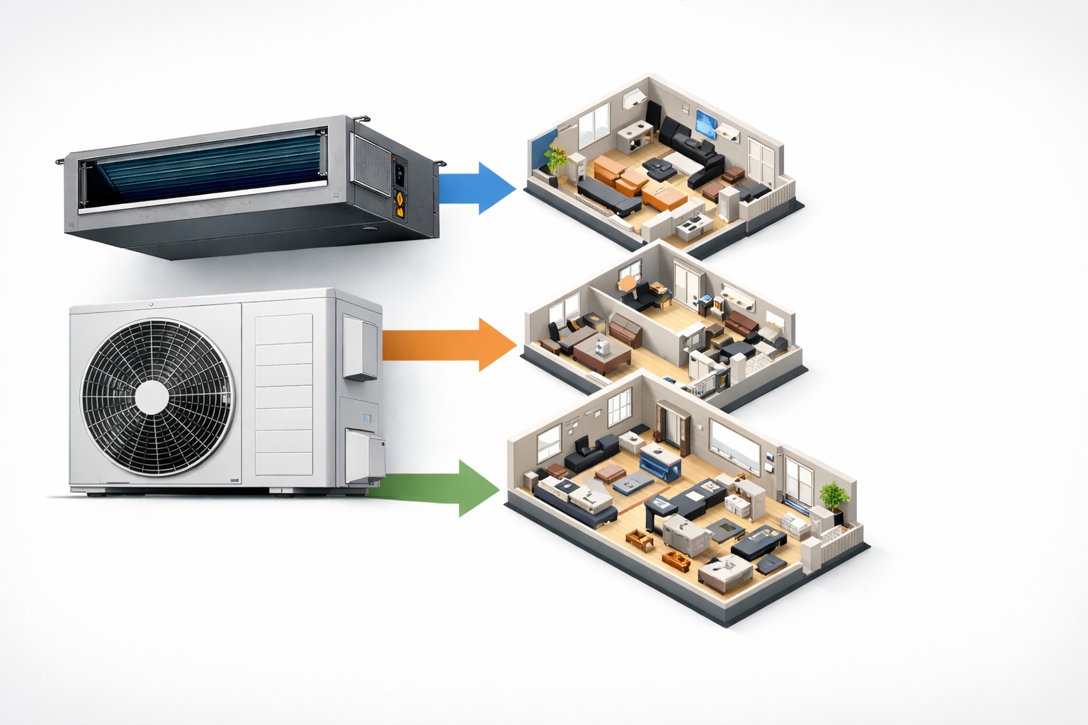 چگونه ظرفیت داکت اسپلیت را به‌ درستی انتخاب کنیم؟