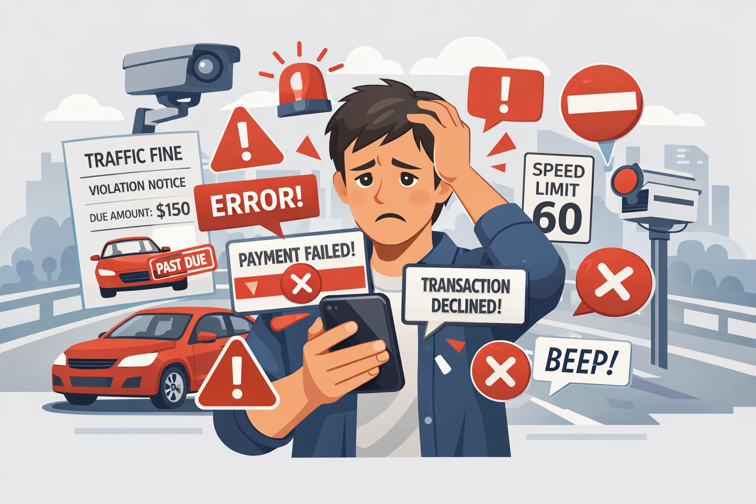 بررسی چند خطای نمایش خلافی خودرو و سایر مشکلات رایج