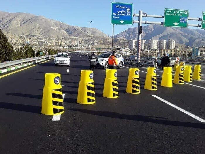 اعمال محدودیت‌های ترافیکی در جاده‌های شمال