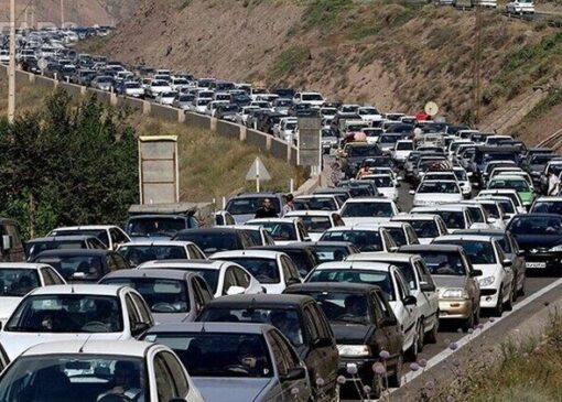 ترافیک سنگین در محورهای شمالی و آزادراه قزوین ــ کرج ــ تهران