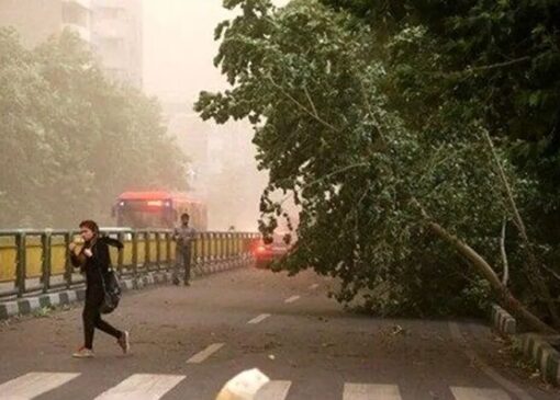 هشدار نسبت به وفوع تندباد در تهران