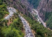 ترافیک سنگین در چالوس و آزادراه تهران-شمال