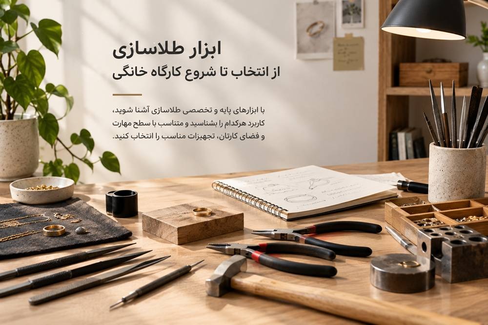 ابز ار طلاسازی برای کارگاه خانگی؛ راهنمای انتخاب و خرید